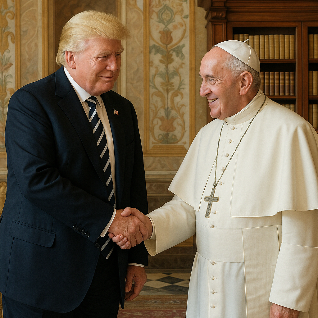 Donald Trump Pope Picture