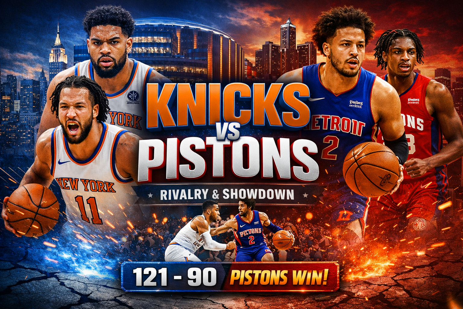 Knicks vs Pistons